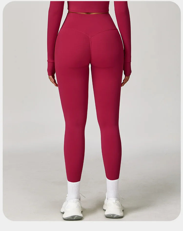 Seamless High Waist Yoga Studio Leggings Compression