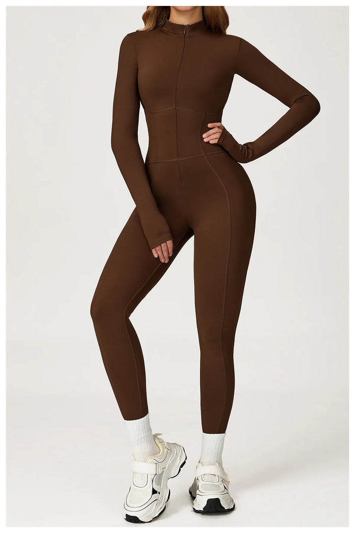 Premium Seamless Sculpted One Piece Yoga Tracksuit