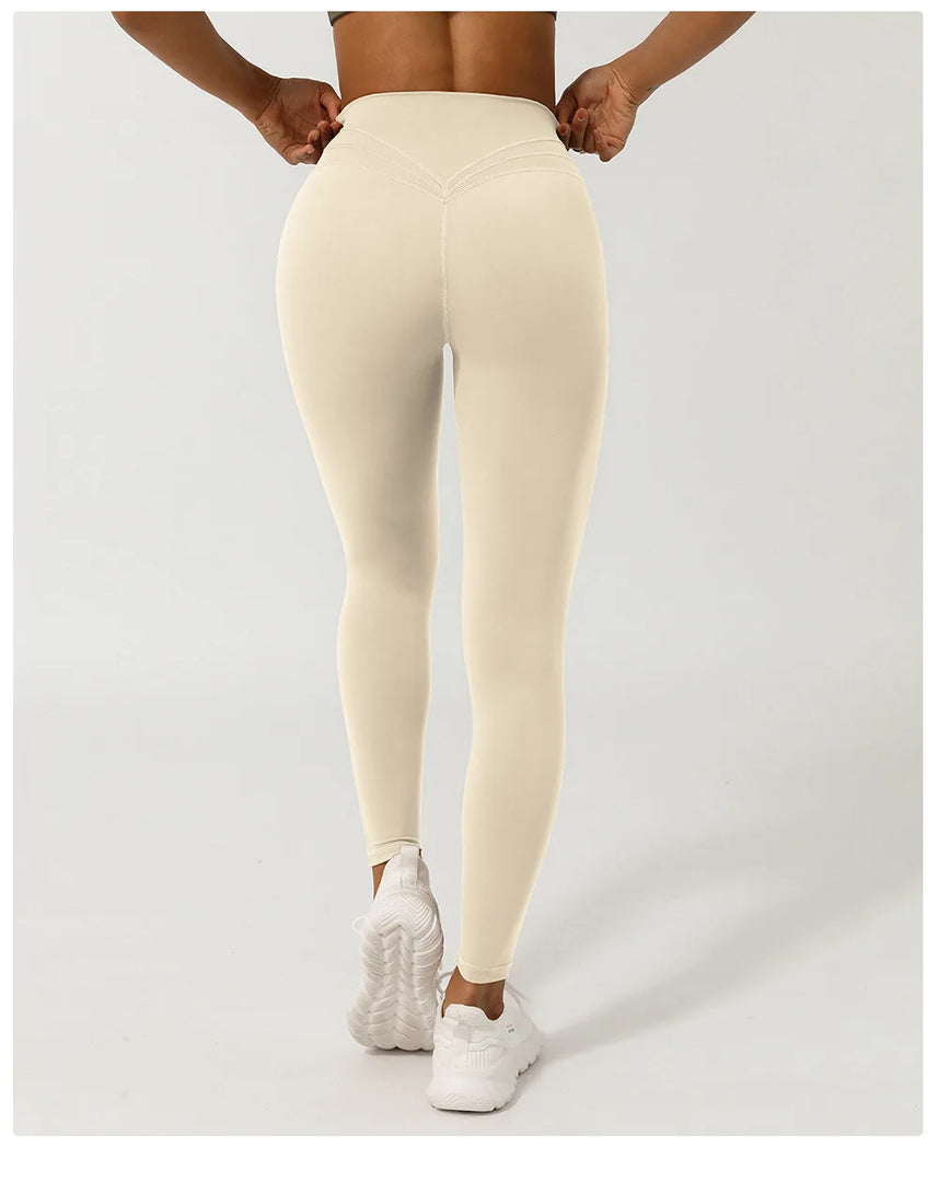 Contoured High Waist Yoga Leggings Premium Supremacy