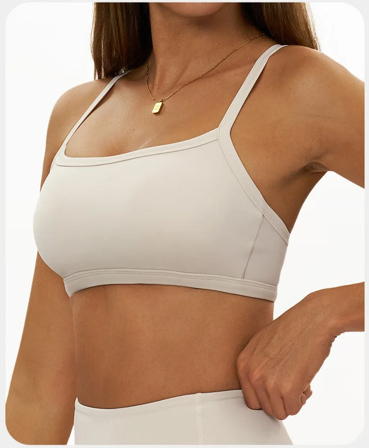 Breathable Seamless Sports Bra For Outdoor Performance