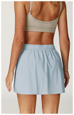 Load image into Gallery viewer, High Waist Contoured Breathable Yoga Short Skirt
