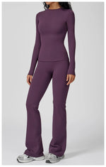 Load image into Gallery viewer, Luxurious Contour 2 Piece Yoga Athleisure Set Nylon
