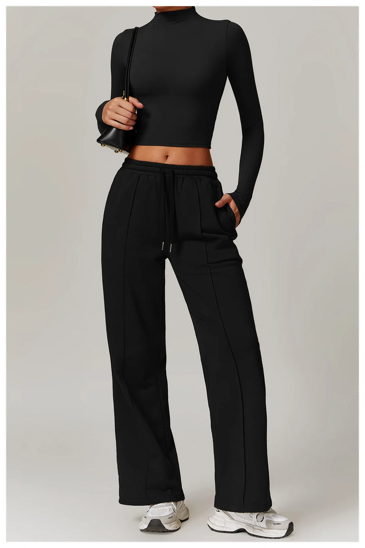 Luxurious Contoured 2 Piece Yoga Ensemble Performance