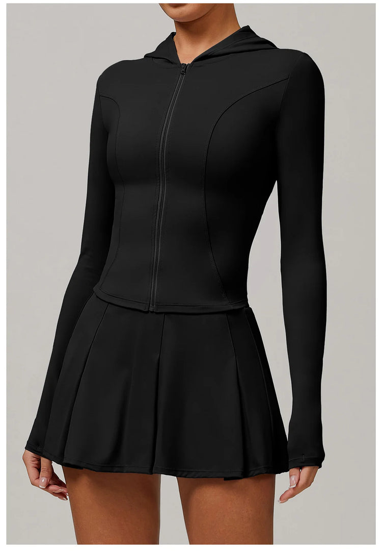 2 Piece Contoured Performance Athleisure Set Nylon