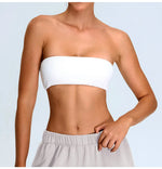 Load image into Gallery viewer, Strapless Moisture-Wicking Contour Yoga Bra for Performance
