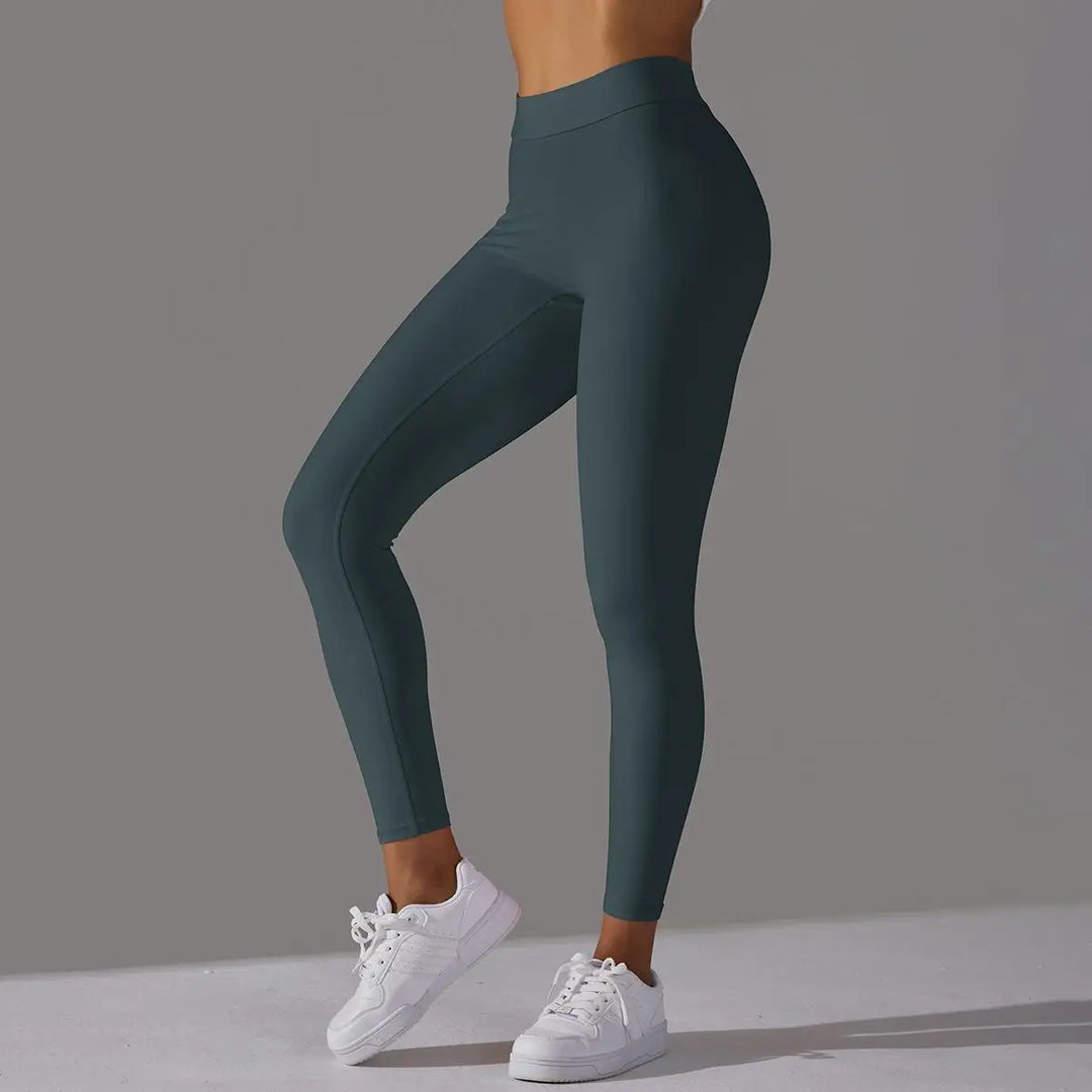 Seamless Contour High Waist Yoga Leggings Performance