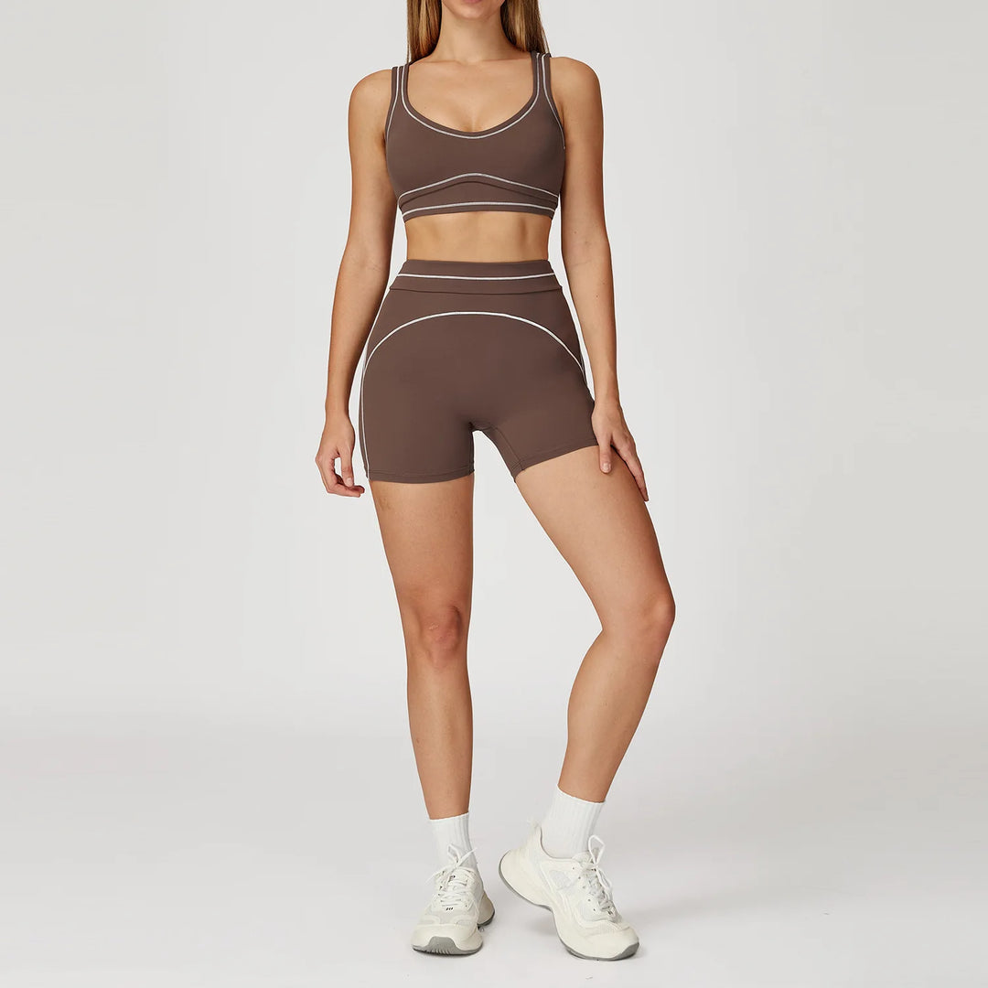 2 Piece Ultra Contour Seamless Yoga Set Performance Weave