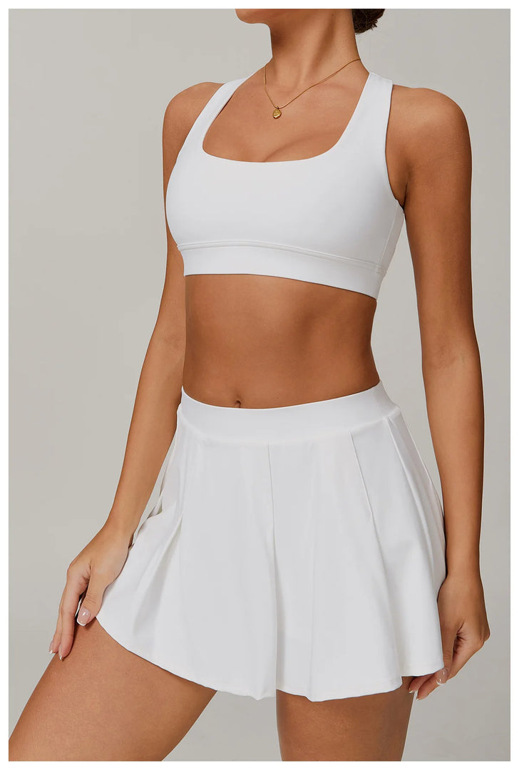 Cross Back Contour Seamless Performance Wear Bra Luxe