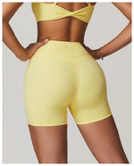 Load image into Gallery viewer, Luxurious Breathable High Waist Yoga Shorts For Running
