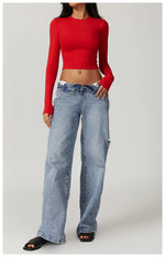 Load image into Gallery viewer, Breathable Seamless Contour Long Sleeve Top Performance
