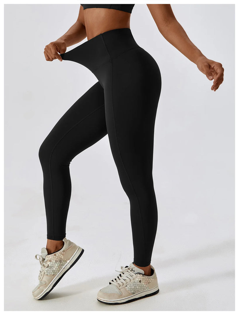 Seamless High Waist Contour Yoga Leggings Performance