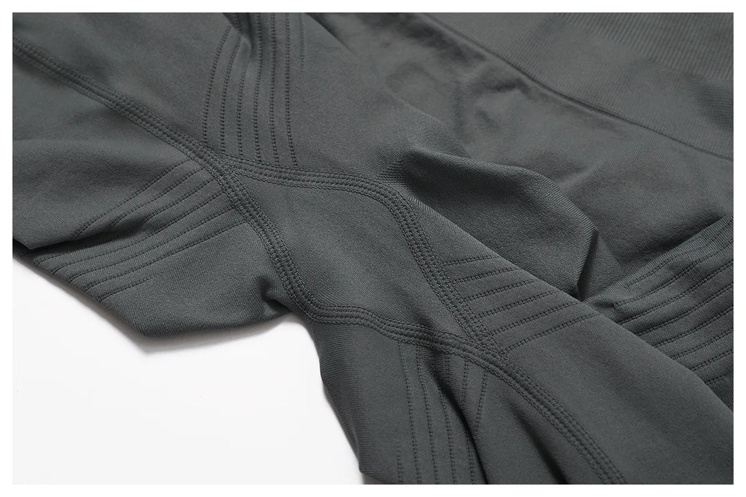 Seamless High Waist Studio Leggings With Breathable Fabric