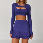 Load image into Gallery viewer, Premium Performance Knit Yoga Set With Contoured Leggings
