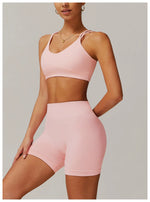 Load image into Gallery viewer, Premium Contoured Seamless Cross Back Performance Bra Pad
