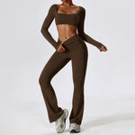 Load image into Gallery viewer, Soft Stretch Contour Two Piece Yoga Silhouette Leggings
