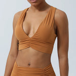 Load image into Gallery viewer, Breathable Cross Strap Contour Padded Luxurious Bra
