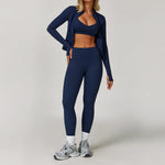 Load image into Gallery viewer, Two Piece Yoga Contour Signature Performance Activewear Set
