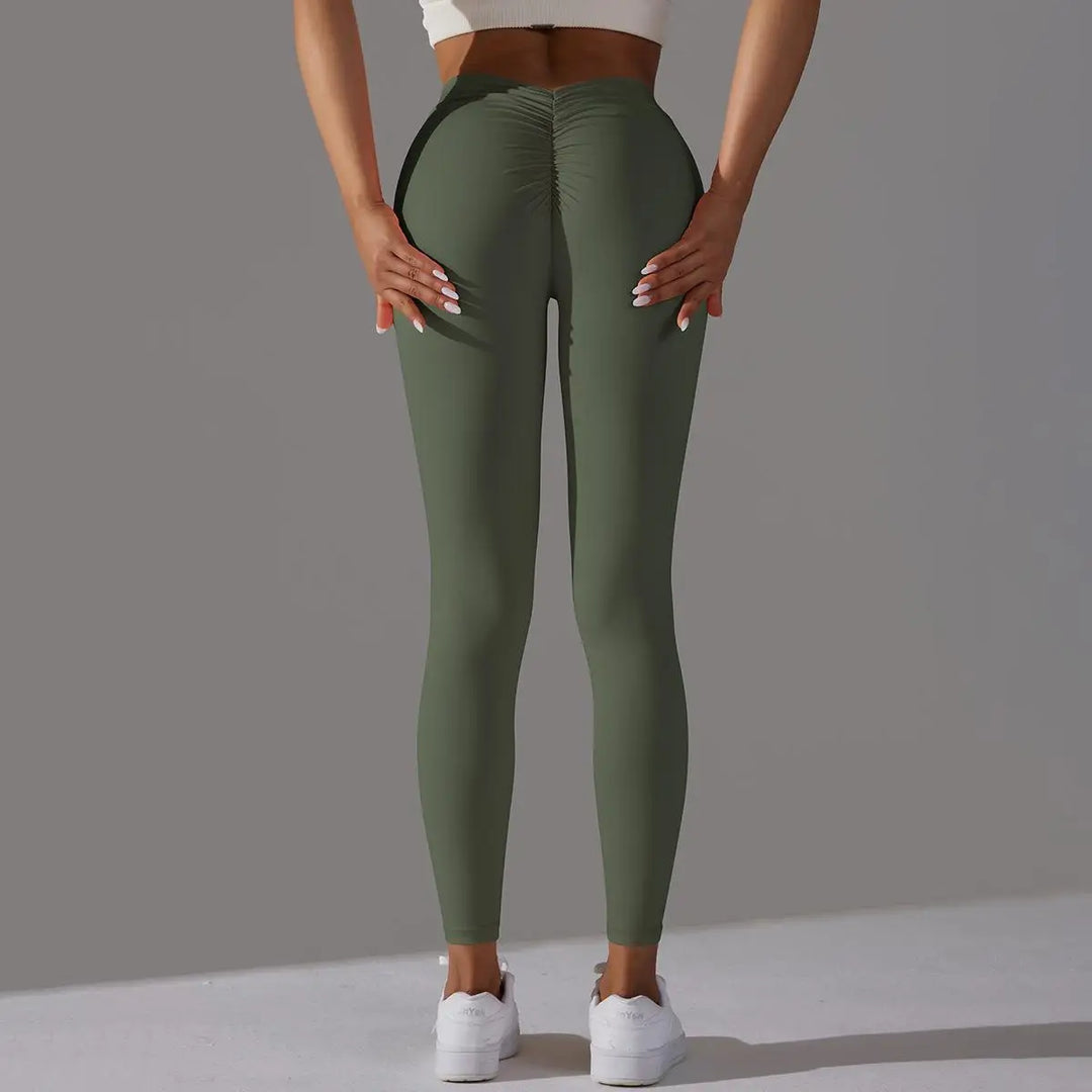 Seamless Contour High Waist Yoga Leggings Performance