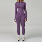 Load image into Gallery viewer, Two Piece Contour Seamless Performance Yoga Ensemble
