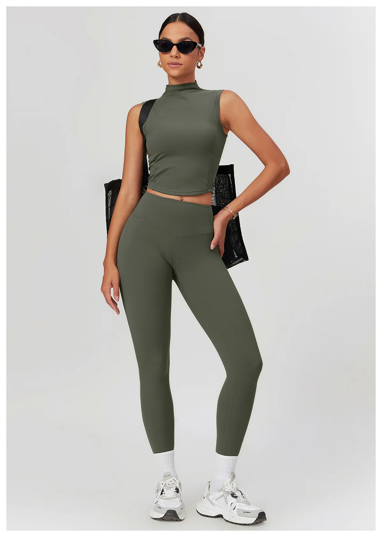 Two Piece Contoured Athleisure Set