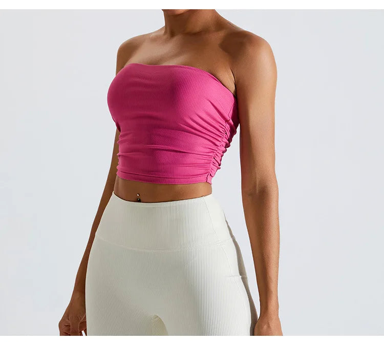 Luxuriously Soft Backless Contour Nylon Spandex Bra