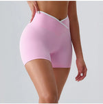 Load image into Gallery viewer, High Rise Contour Performance Shorts With Cross Wise Waist
