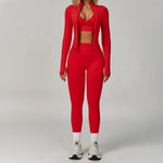 Load image into Gallery viewer, Two Piece Contour Seamless Performance Yoga Ensemble
