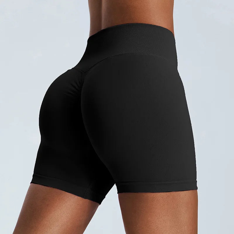 Luxuriant Seamless High Waist Sculpted Yoga Shorts