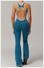 Load image into Gallery viewer, Sculpted Seamless Performance Jumpsuit With Front Zip
