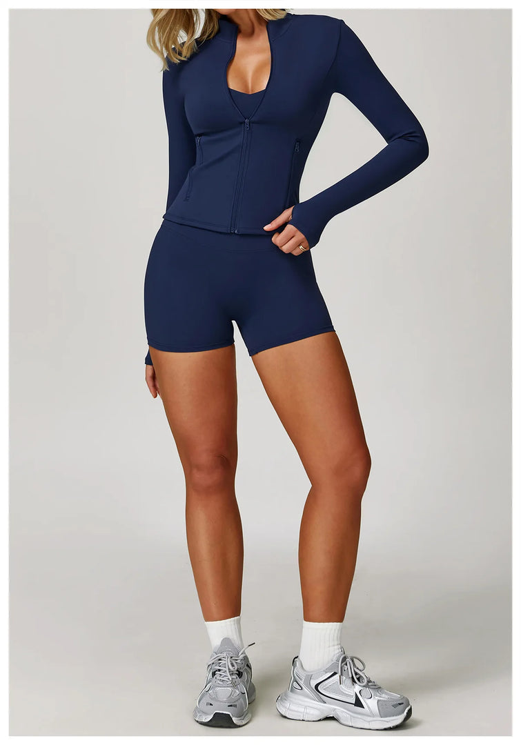 Two Piece Yoga Contour Signature Performance Activewear Set