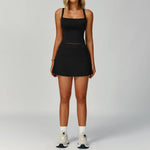 Load image into Gallery viewer, Luxe Contour 2 Piece Yoga Wear Ensemble Nylon Knit Fabric
