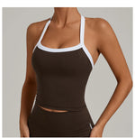 Load image into Gallery viewer, Crossback Contour Seamless Lounge Bra Top Performance
