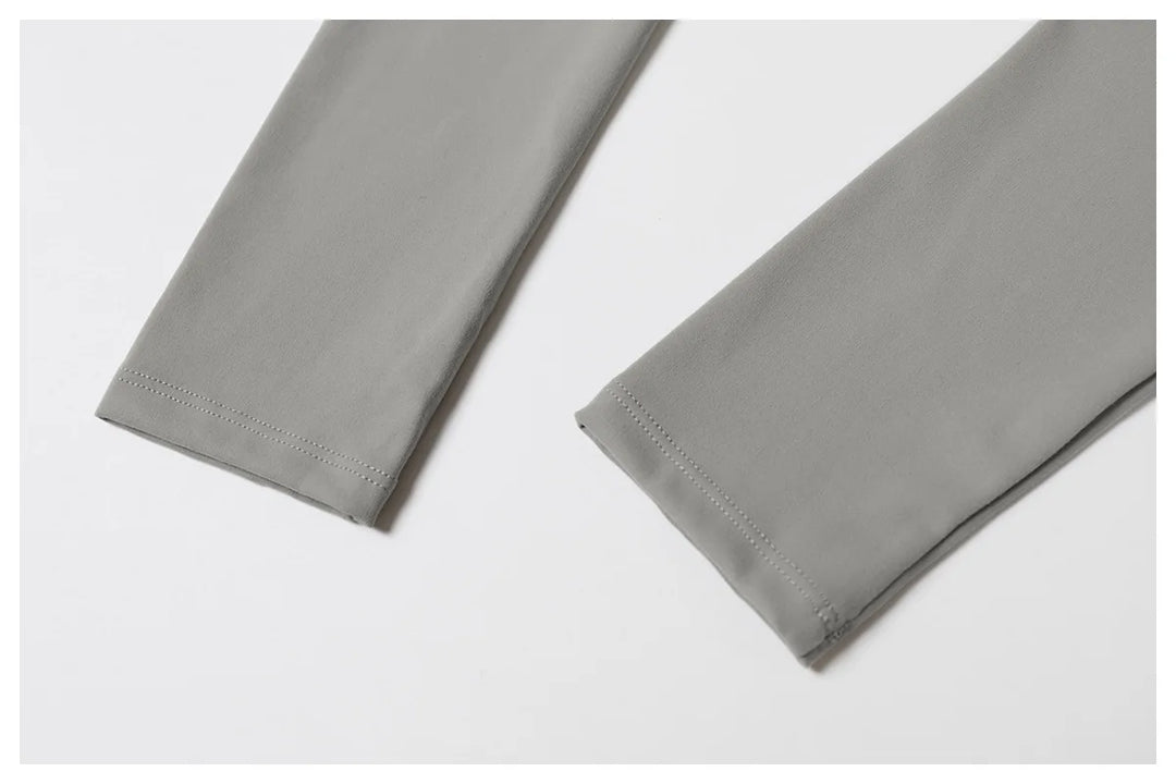 Backless Long Sleeve Contoured Bodysuit Jumpsuit