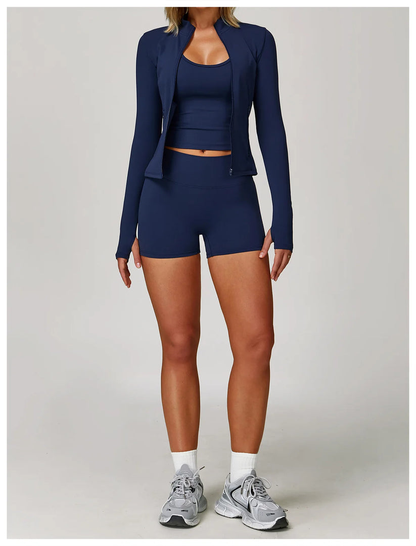 Two Piece Yoga Contour Signature Performance Activewear Set