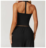 Load image into Gallery viewer, Breathable Impact Contour Yoga Sports Bra Elevation
