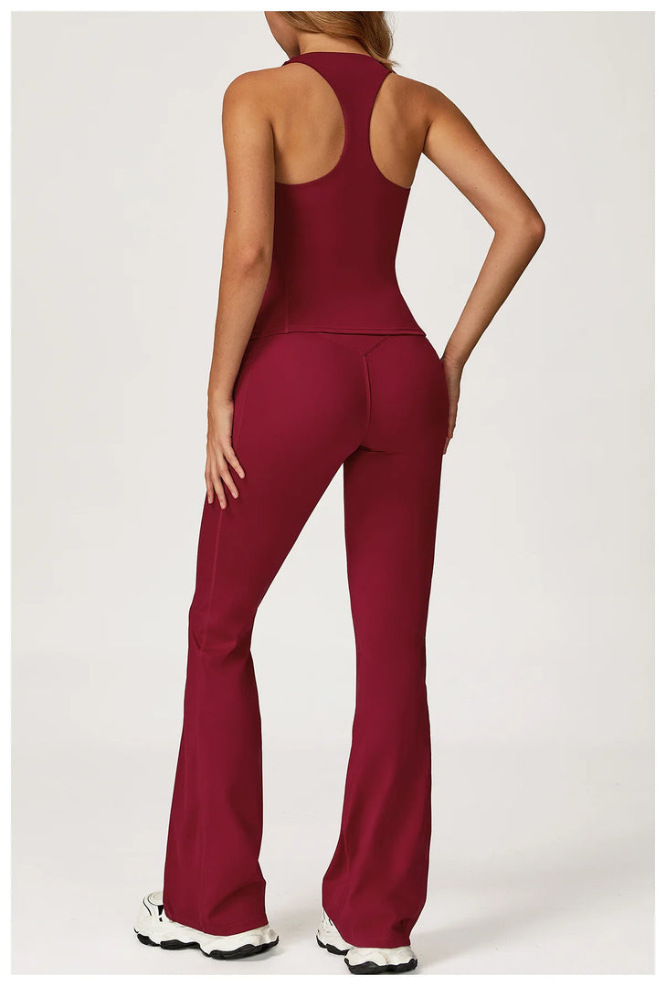 2 Piece Premium Luxe Contoured Tracksuit Nylon Knit