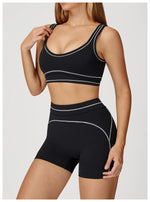 Load image into Gallery viewer, 2 Piece Ultra Contour Seamless Yoga Set Performance Weave
