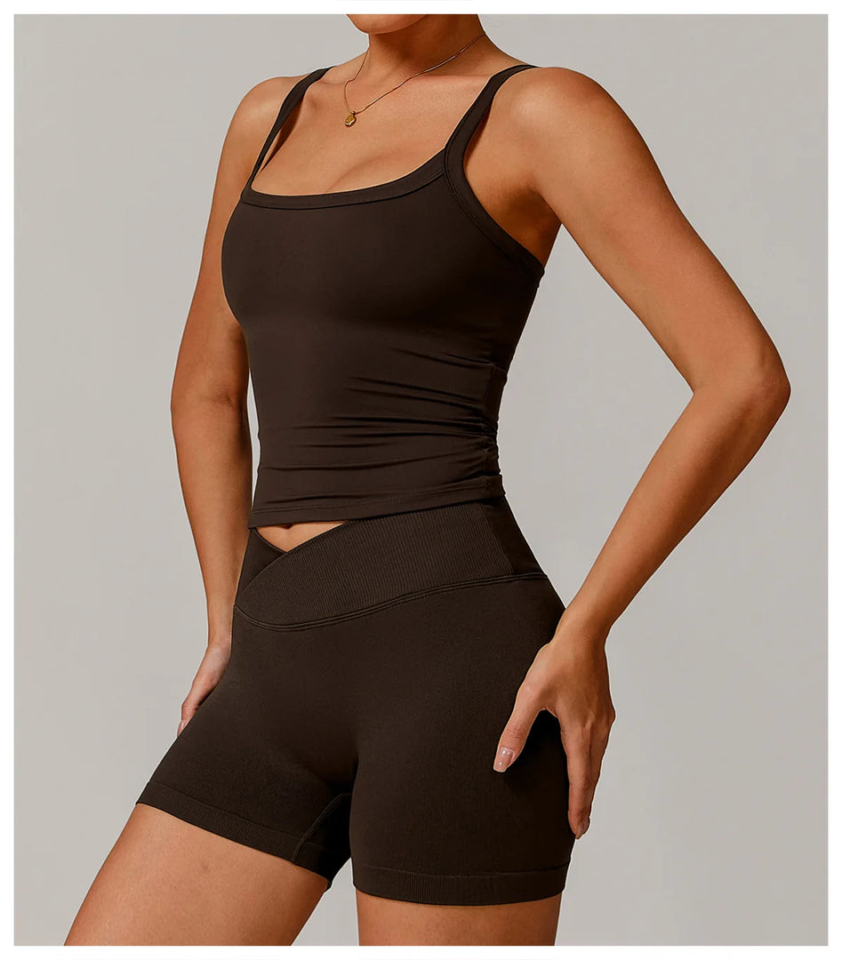 LuxContour Ribbed Seamless Breathable Push Up Bra Support