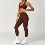 Load image into Gallery viewer, Luxuriously Seamless 2 Piece High Waist Set Contouring
