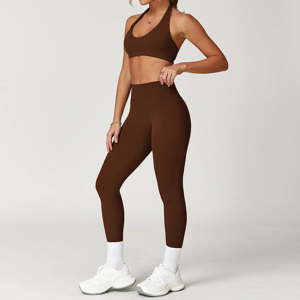 Luxuriously Seamless 2 Piece High Waist Set Contouring