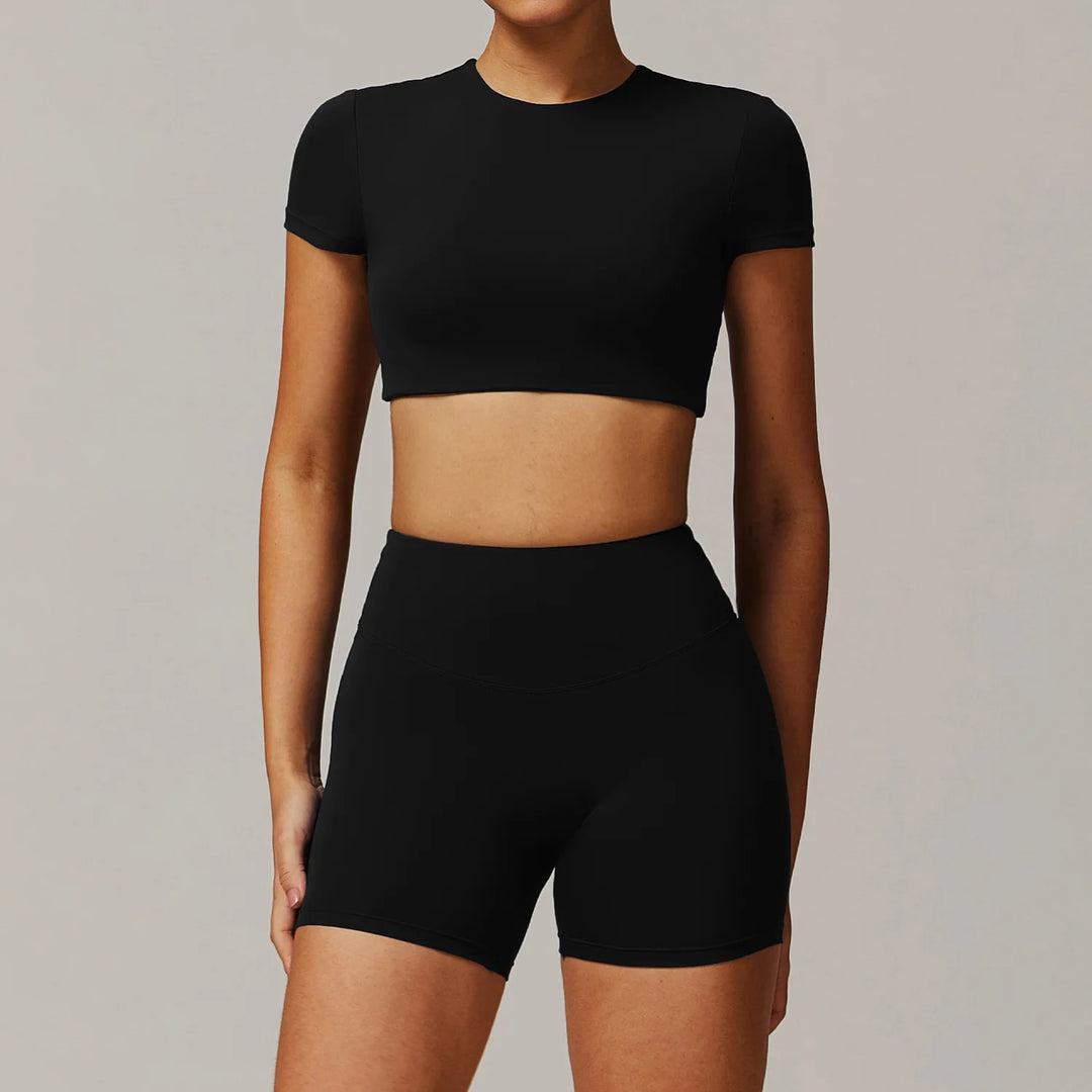 Seamless Contour Two Piece Yoga Set Luxe Performance Wear