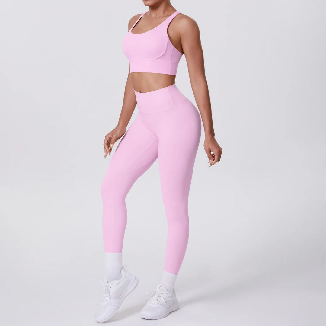 Ultra Luxe Contour Yoga Wear 2 Piece Leggings Nylon