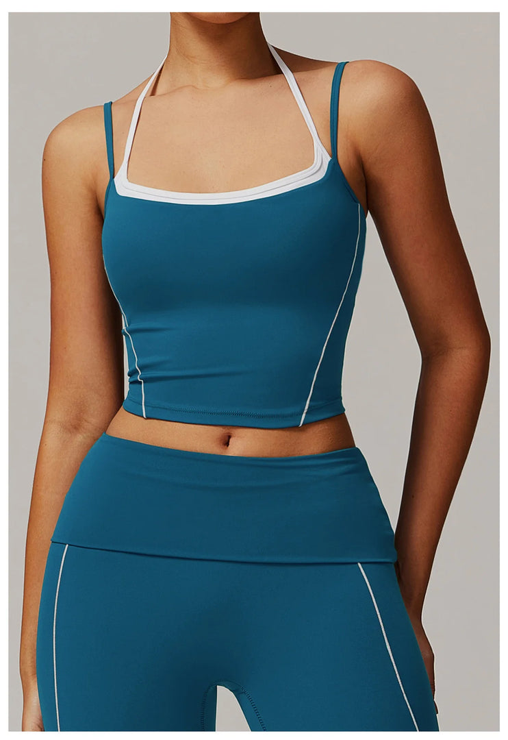 Contoured Breathable Seamless Feather Light Sport Bra Nylon