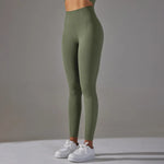 Load image into Gallery viewer, Ribbed Scrunch Contour Seamless High Waist Leggings
