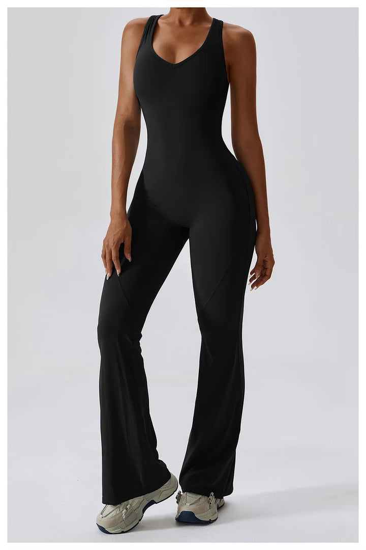 Seamless Contour Studio Jumpsuit Breathable Nylon Knit