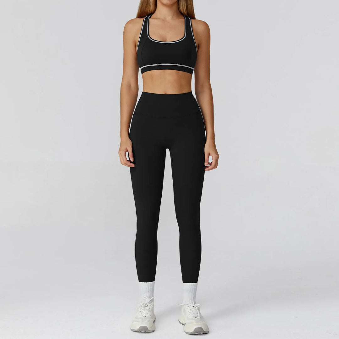 Contour Performance High Waist Athleisure Set Seamless