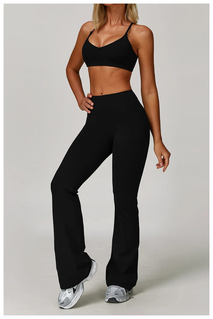 Contoured High Impact Sculpted Premium Sports Bra Seamless