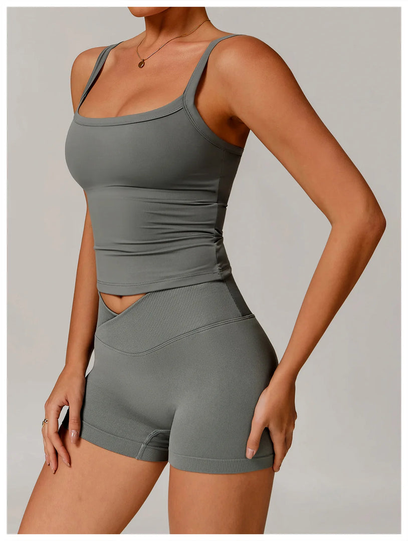 LuxContour Ribbed Seamless Breathable Push Up Bra Support