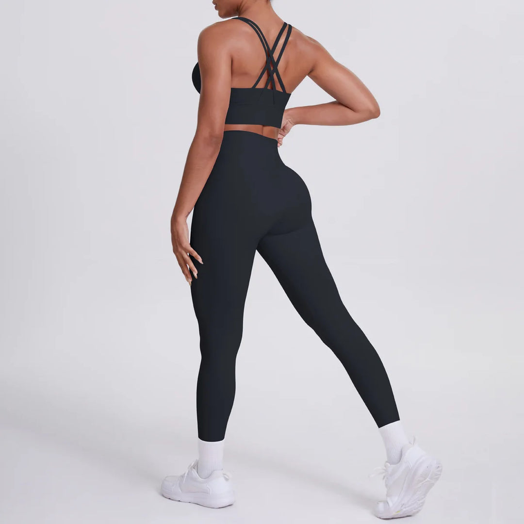 Ultra Luxe Contour Yoga Wear 2 Piece Leggings Nylon