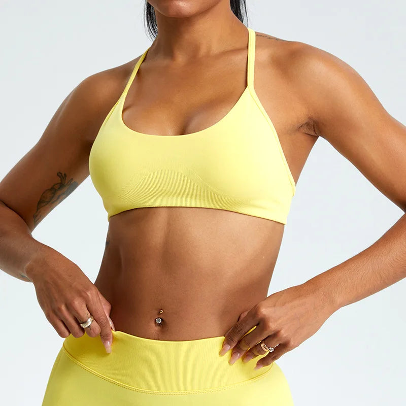 Luxurious Elevated Support Sports Bra Contour Seamless